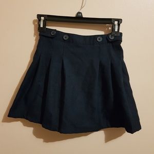 Girls Chaps Pleated School Uniform Button-Accent S